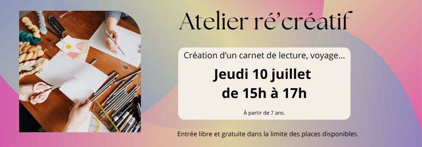 Atelier récréatif juillet 25